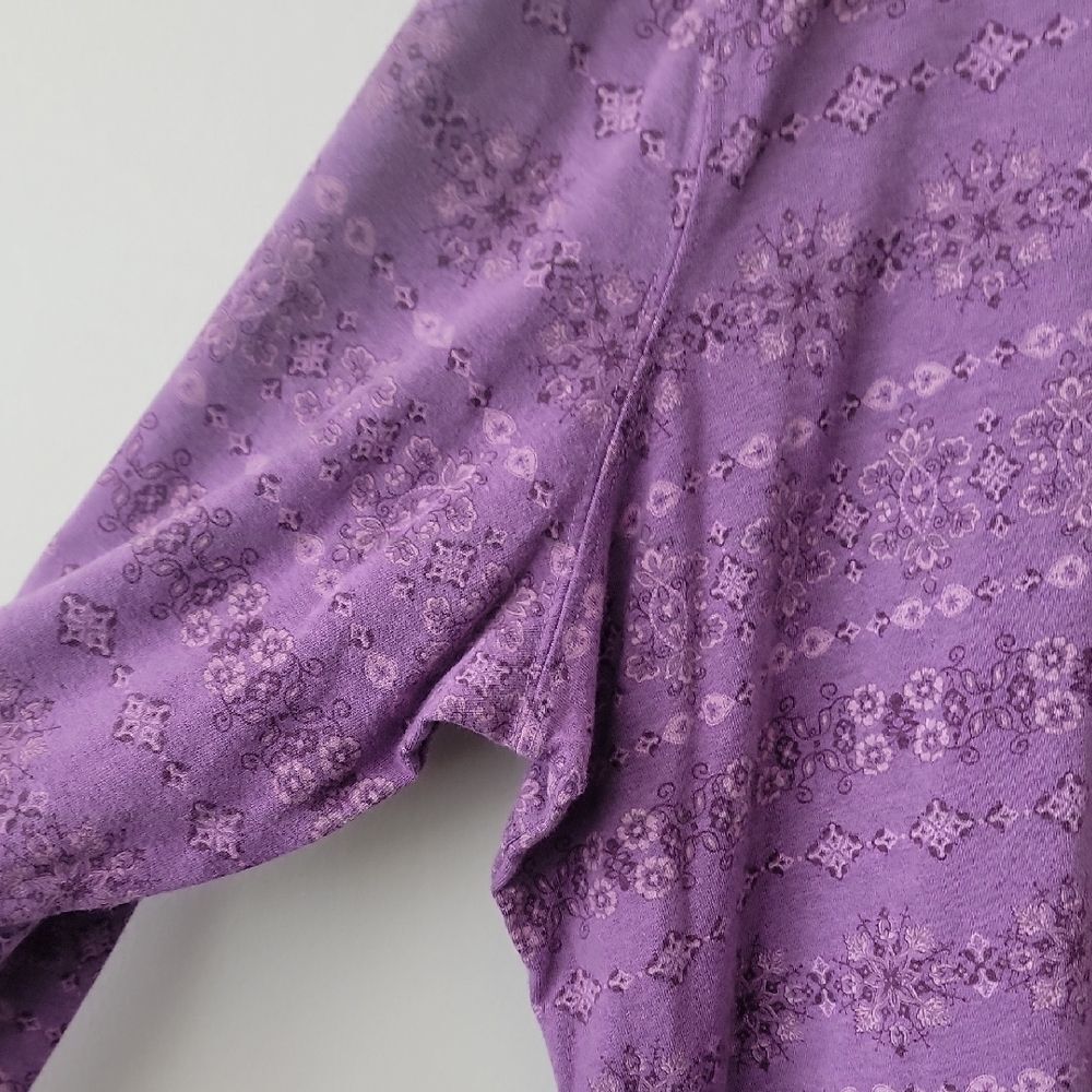 Croft & Barrow Purple Women's Stretch Top - Picture 11 of 16